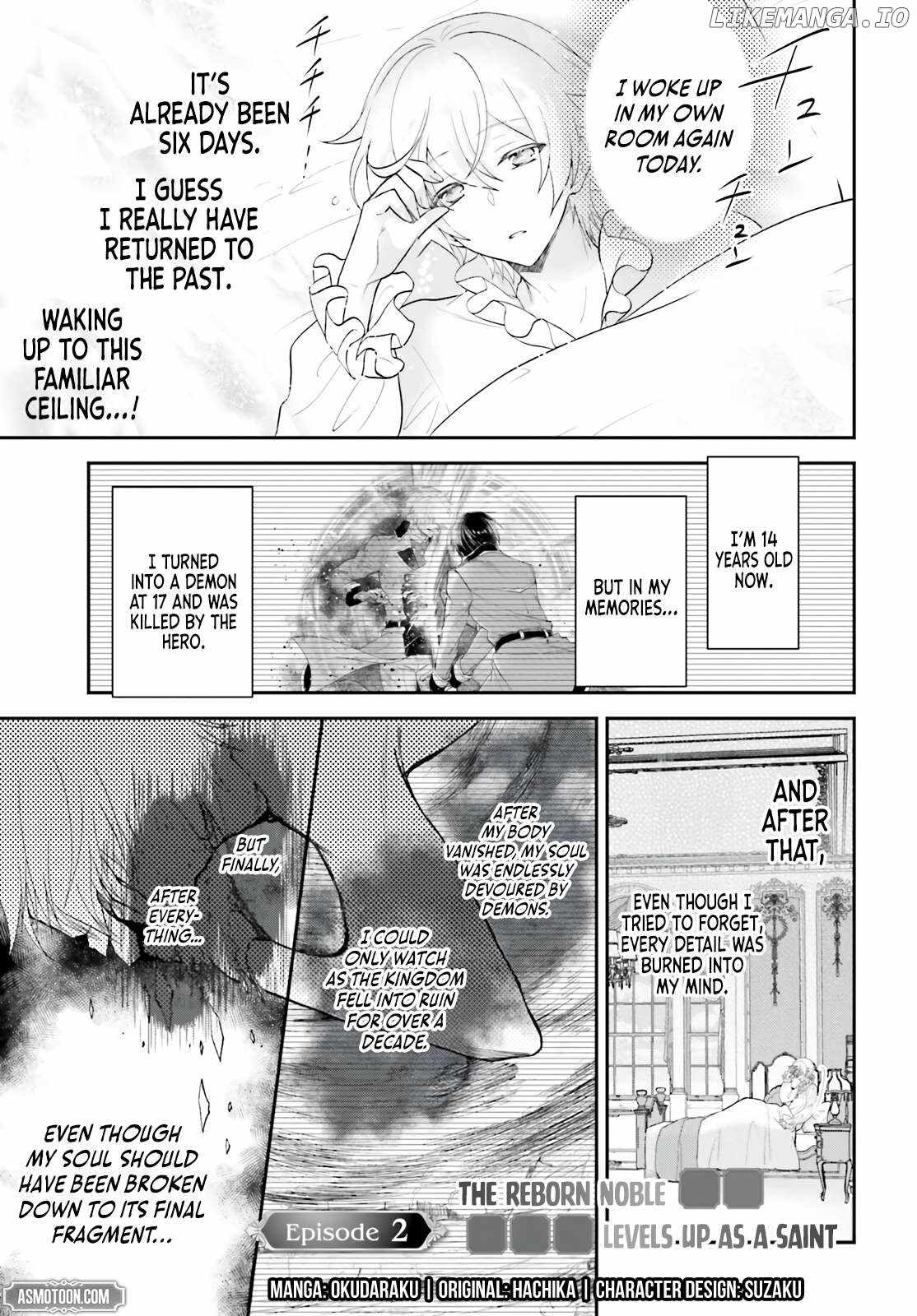 The Reborn Noble Levels up as a Saint Chapter 2 2